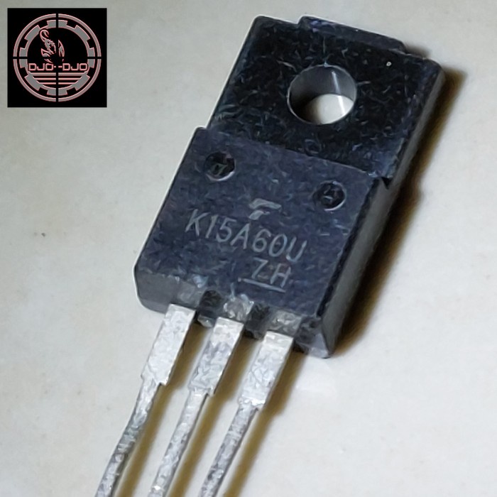 K15A60U K15A60 TK15A60U 15A60 Mosfet N FET Toshiba 15A 600V To-220f