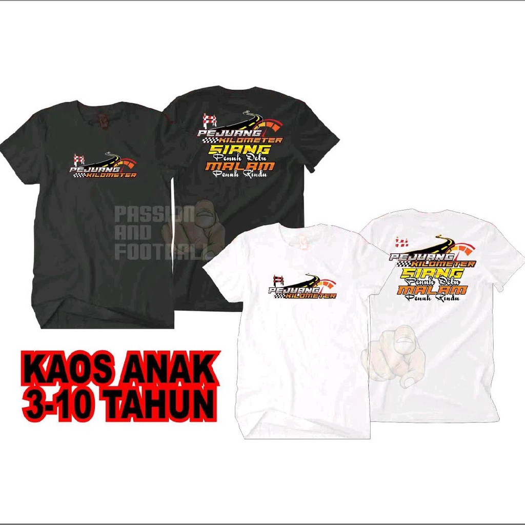 T-SHIRT ANAK PEJUANG KILOMETER SIANG MALAM
