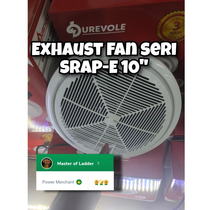 Eurofan Ceiling/Exhaust Fan Plafon 10inch