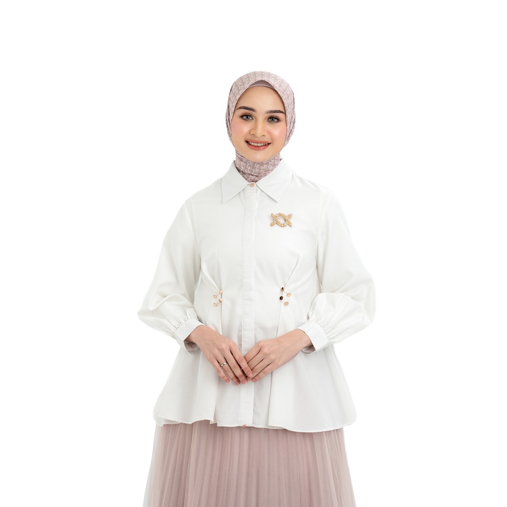 Klamby - Camille Shirt (Minor) White Dove