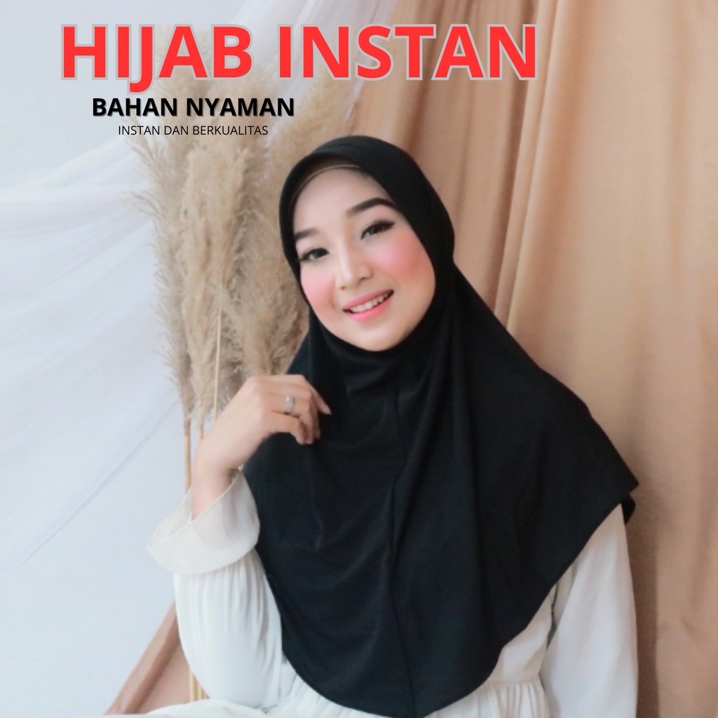 Jilbab Bergo Hamidah Sport Jersey Premium I Jilbab Sport Menutup Dada Ukuran L