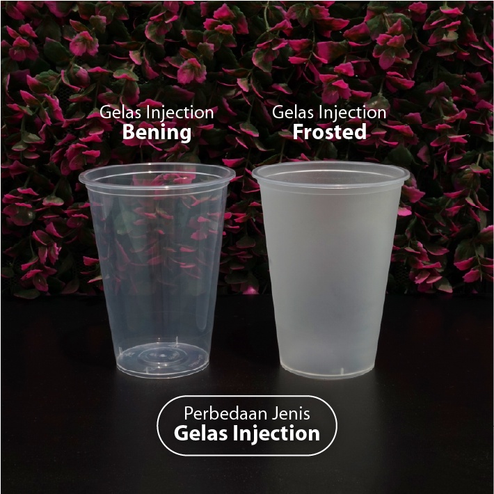 

Ukf5Pc6F4H (Kuliner.Kita) Pak Isi 25 Pcs - Cup 16Oz Frosted Injection - Gelas Plastik Pp 500Ml
