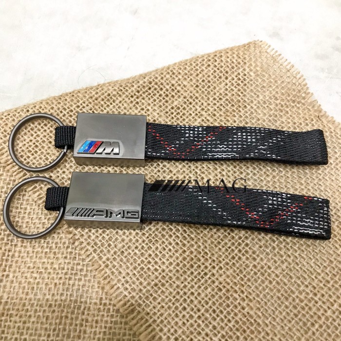 Gatungan Kunci Mobil Leather Premium Mercedes Benz BMW M3 AMG - AMG