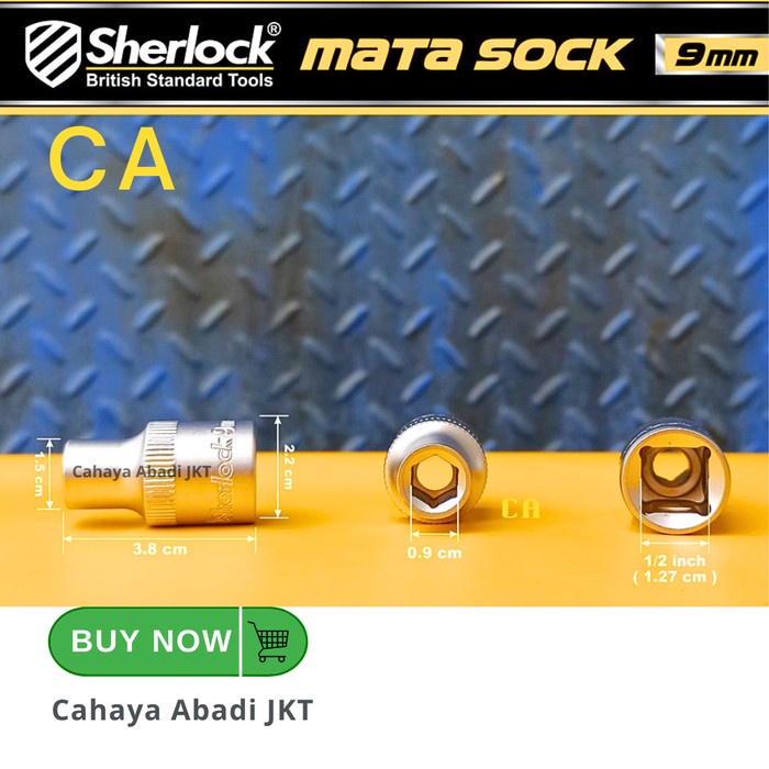 KUNCI SOK SHOCK 9MM SHERLOCK