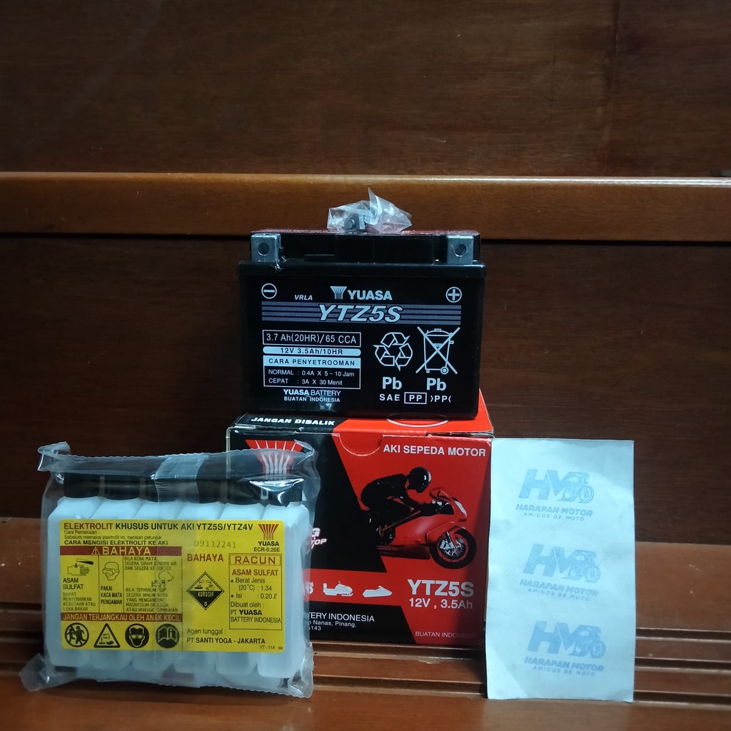 Aki Beat YTZ5S Yuasa Aki Karisma Mio j Tipe Semi Kering