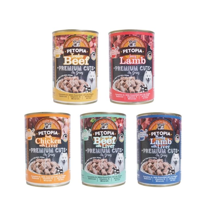 Petopia Premium Cuts All Life Stage 415 Gram