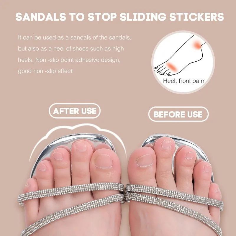 Forefoot Pad ~ Anti Slip ~ Bantalan Anti Slip ~Ganjalan Sepatu Wanita ~ Ganjalan Sepatu Kebesaran ~ 