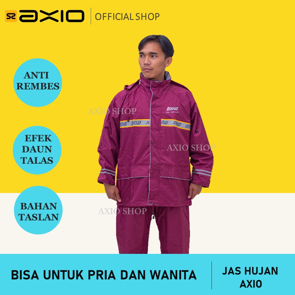 Jas Hujan Axio 882 ORIGINAL/Raincoat Axio Import/Mantol Hujan Axio/Mantel Hujan Axio Ori Termurah/Ma