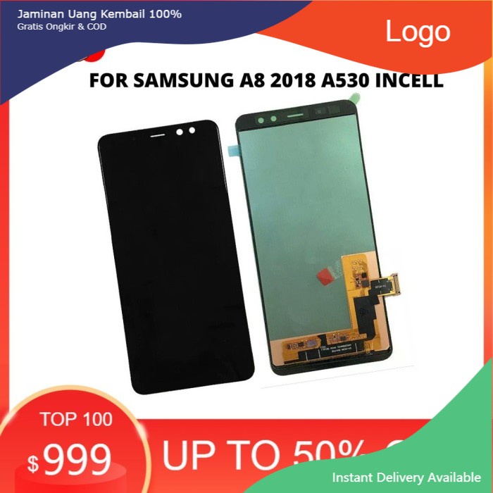 LCD TOUCHSCREEN SAMSUNG GALAXY A8 2018 A530 A530F KUALITAS original