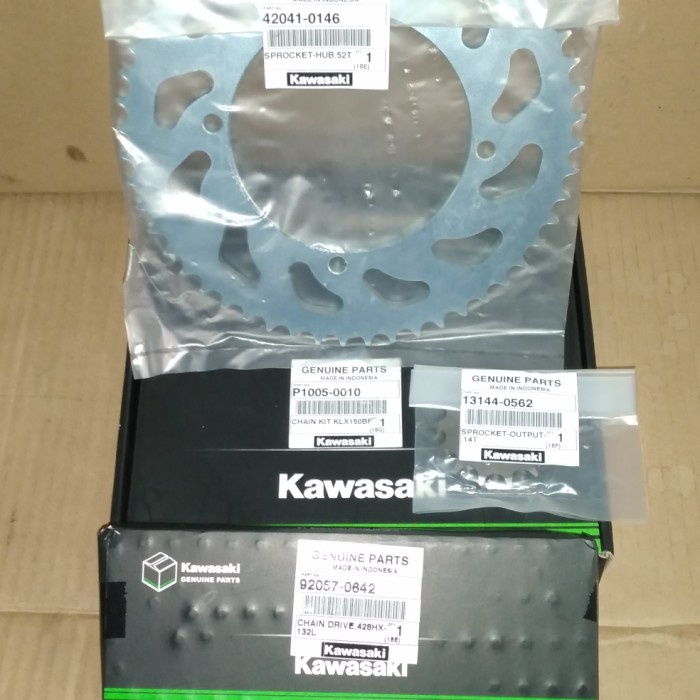 Gear Set Kawasaki KLX150BF Original - Gear Set KLX BF
