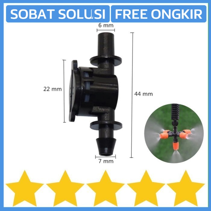 ANTI DRIP VALVE DRAIN UNTUK MICRO SPRAYER MIST NOZZLE SELANG PE