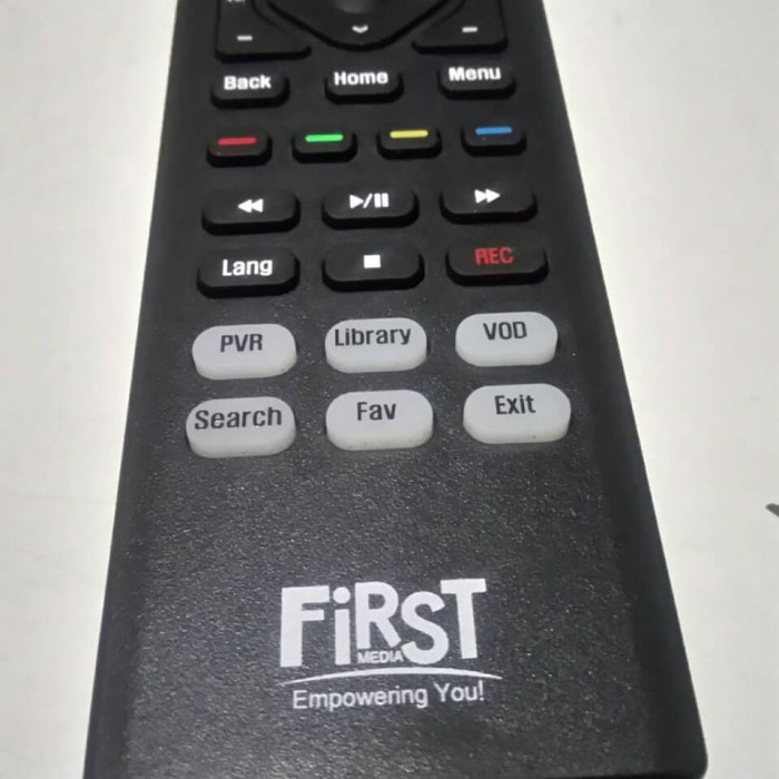 REMOTE REMOT TV KABEL FIRST MEDIA   HITAM