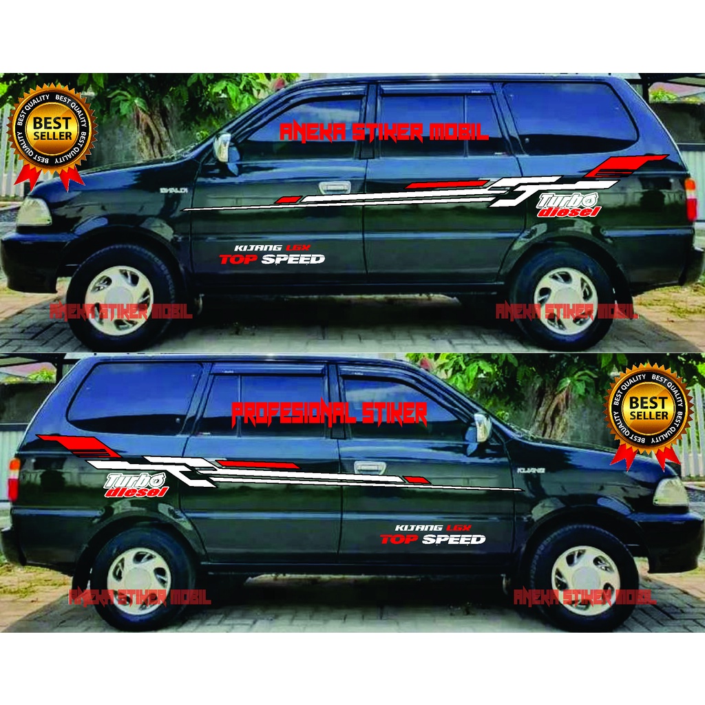 Stiker Mobil Kijang LGX Stiker Body Kijang LGX Stiker Kijang LGX Stiping Kijang LGX