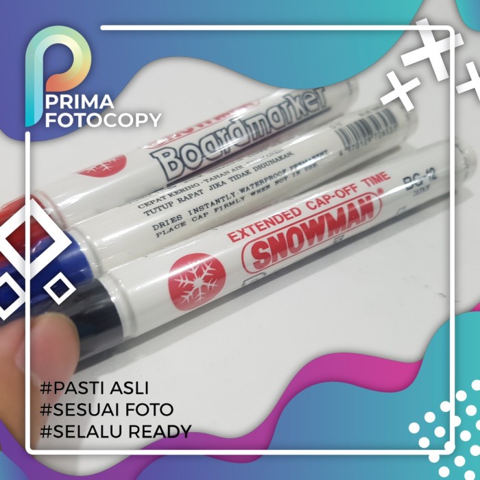 

Spidol Papan Tulis Snowman Marker | Whiteboard Bisa Dihapus |