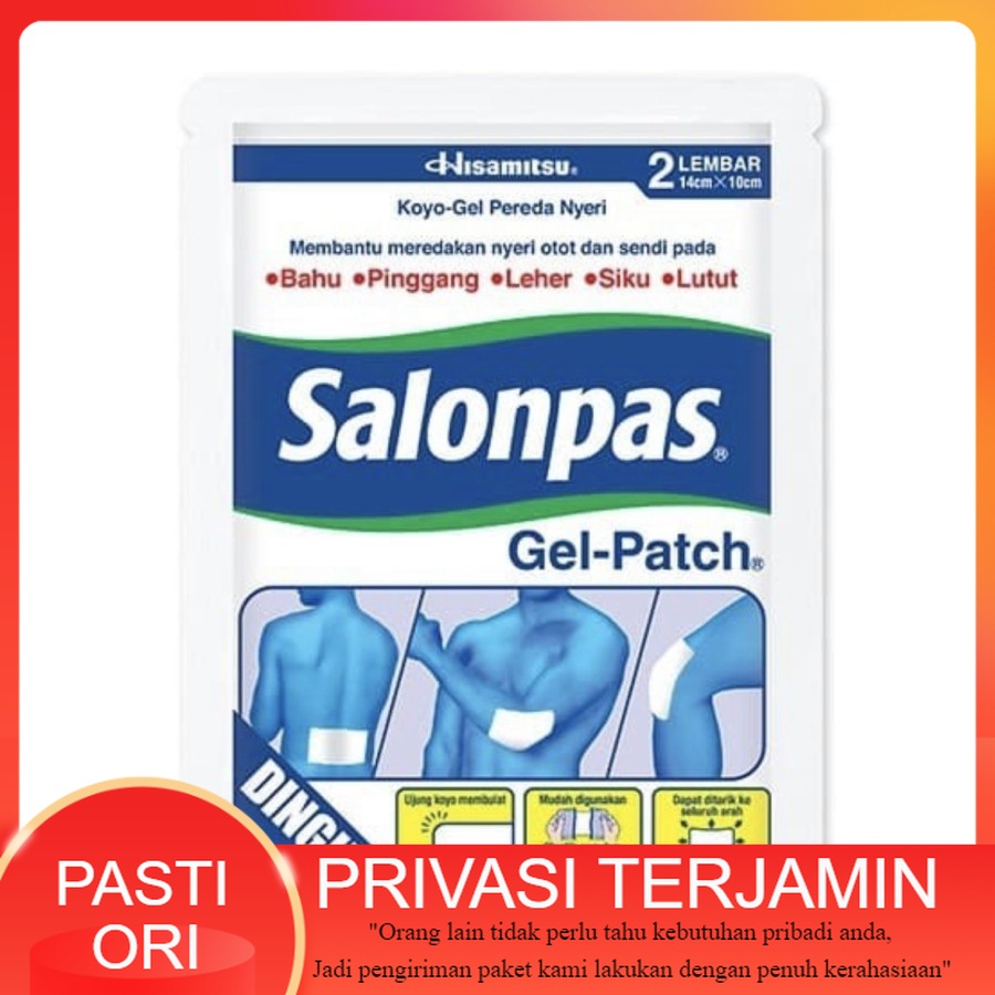 Salonpas Gel Patch / Salonpas GEL PATCH 1 SACHET 2 LEMBAR