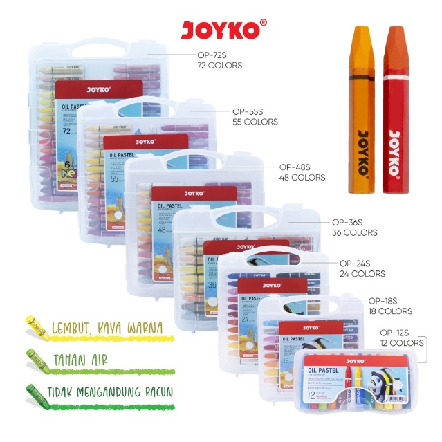 

1 Pcs - Crayon Krayon Minyak Oil Pastel Joyko