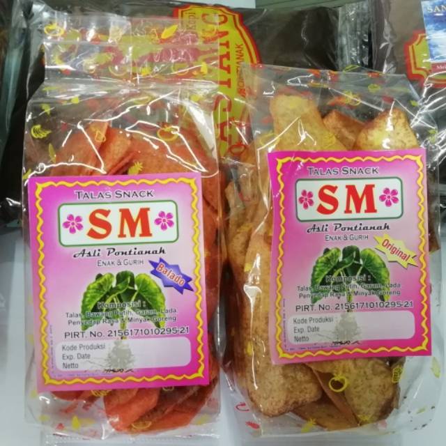 

SNACK TALAS SM KERIPIK LEBAR DAN TIPIS KHAS PONTIANAK PALING ENAK DAN GURIH (2 PILIHAN RASA) SM TALAS