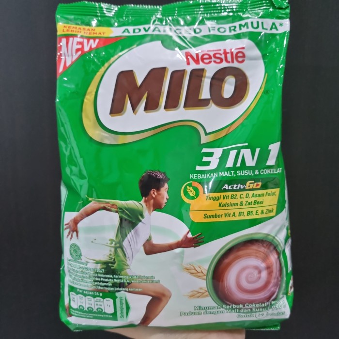 

[Big Sale] milo 3 in 1 active go 1 kg nestle