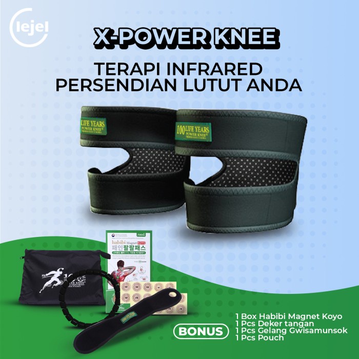 NEW X Power Knee Dekker No.1 di Korea - Lejel Home Shopping
