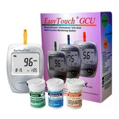 Alat Easy Touch GCU alat ukur gula darah kolesterol asam urat