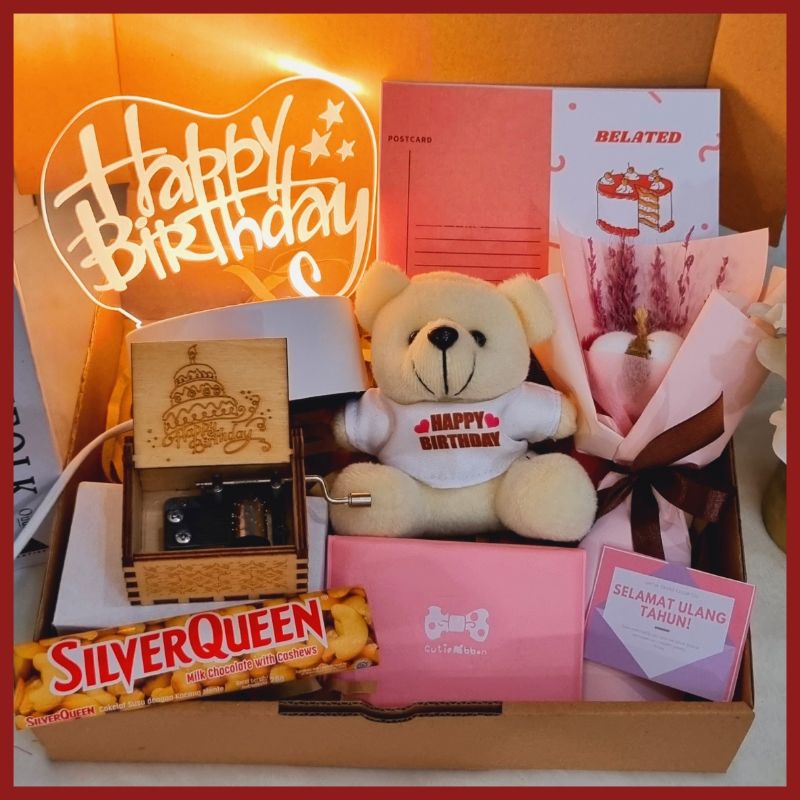 

hampers cewek kotak musik / kado cewek / hadiah ulang tahun cewek