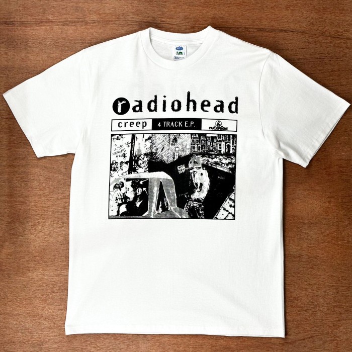 KAOS BAND / TSHIRT BAND - RADIOHEAD CREEP - BOOTLEG - VINTAGE - M