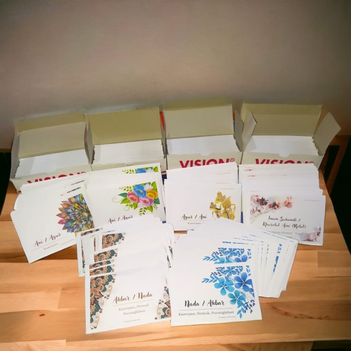 

Amplop Kondangan Custom Motif Murah Ecer