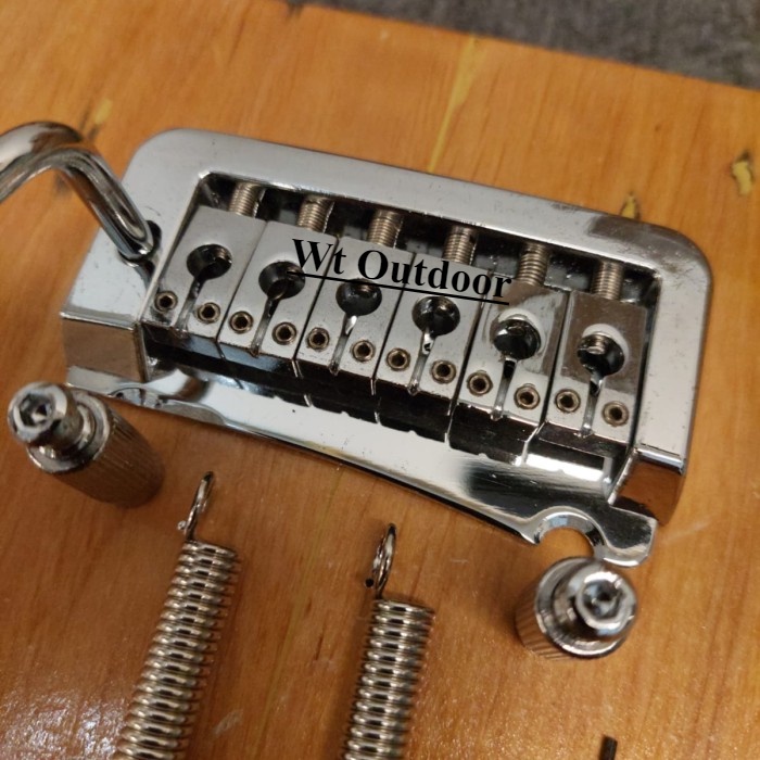 Tremolo gitar semi up-down 6 string crhome