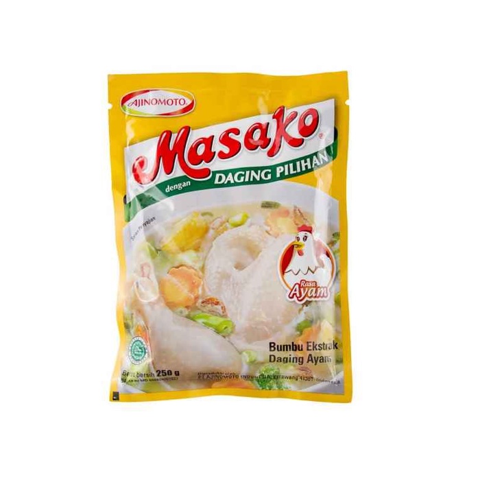 

MASAKO PENYEDAP RASA AYAM 8,5 G Isi 12 SASET-2359804