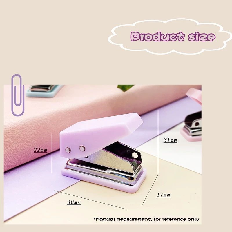

kecil Pembolong Kertas Satu Lubang One Hole Punch Lucu Unik Mini Cute-YuanYuanMall