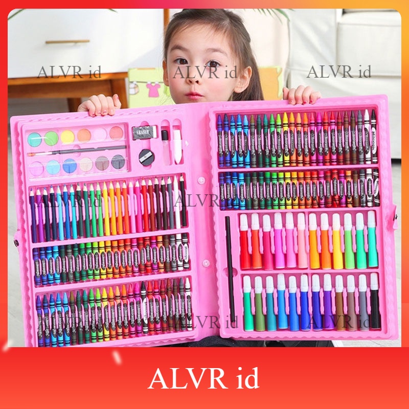 

ALVR id (SERBA MURAH) COD MAINAN EDUKASI ANAK CRAYON SET ANAK ISI 150 PCS - ART FULL SET CRAYON 150 PCS - ALAT MEWARNAI MELUKIR DAN MENGGAMBAR ANAK LENGKAP CAT CAIR ALAT TULIS SET DAN CRAYON