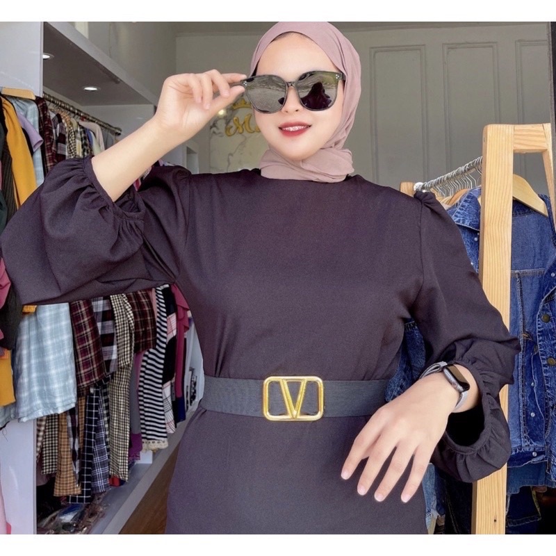 Ikat Pinggang Karet Elastis Wanita Belt V Tali Pinggang Wanita Belt H Kekinian Fashion Terbaru