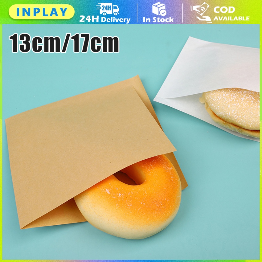 

100Pcs 13x13cm/17x17cm Kertas Donut Serbaguna / Kertas Roti / Kertas Donat / Box Donat / Kertas Sandwich / Kertas Burger