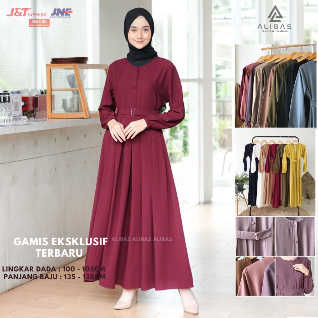 baju muslim wanita remaja baju muslim kekinian model baju gamis terbaru baju lebaran model terbaru b