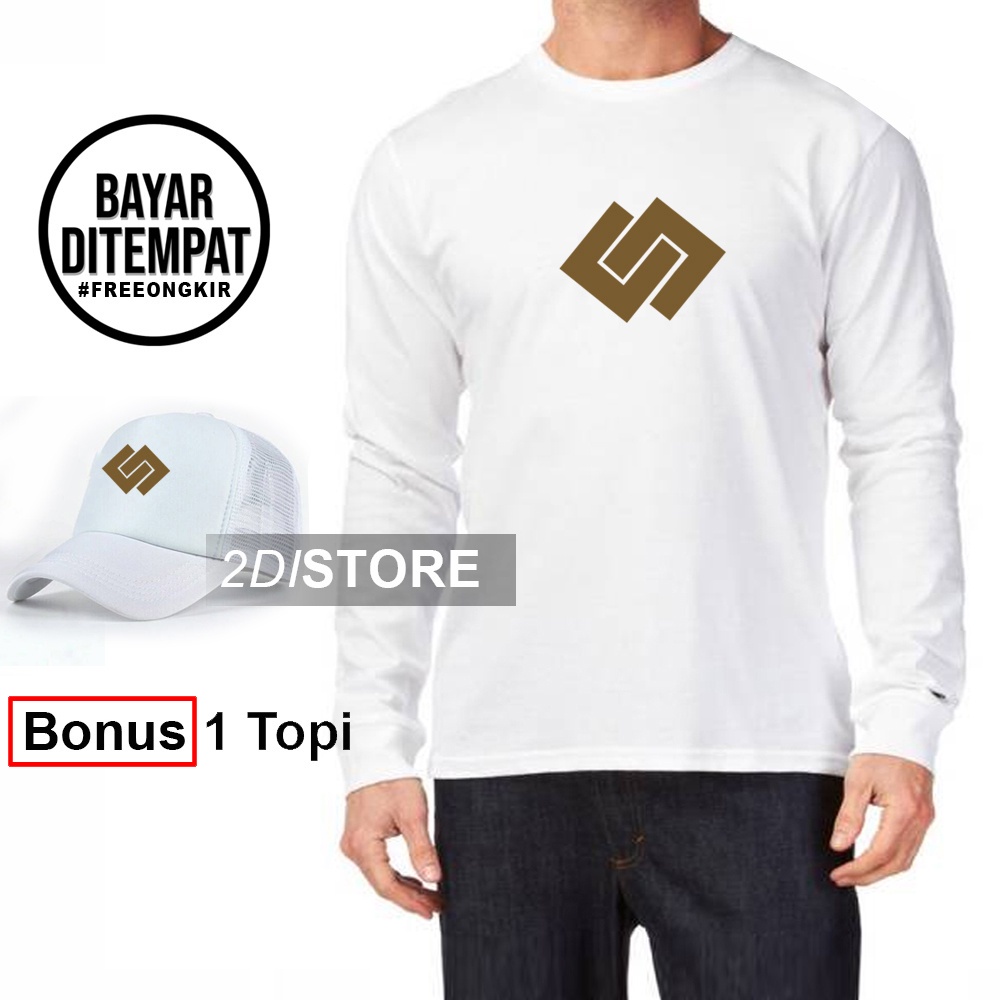NFZ STORE / Kaos Oxprey Logo Gold + Free 1 Topi / Kaos Distro Premium Oxprey lengan panjang - NFZ ST