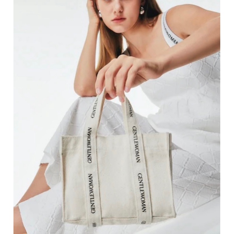 TOTE BAG GENTLE WOMAN / TAS WANITA LOGO STRAP BANGKOK /  GENTLEWOMAN MICRO TOTEBAG KOLEKSI TERBARU /