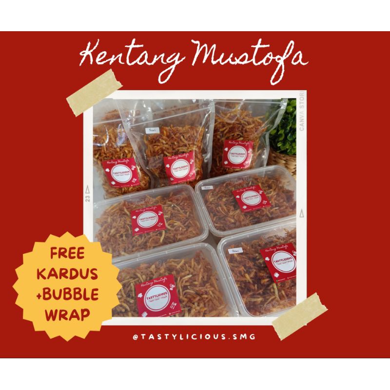 

KENTANG MUSTOFA 1000ml | KERING KENTANG PREMIUM HOMEMADE 250gr