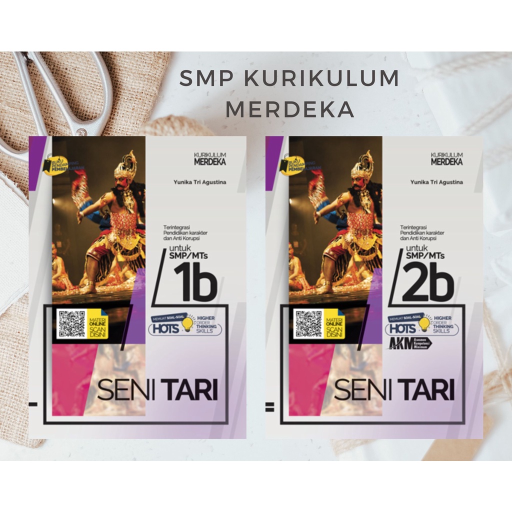 Buku LKS Seni Tari Kurikulum Merdeka - SMP MTS Kelas 7 8 - Semester Genap