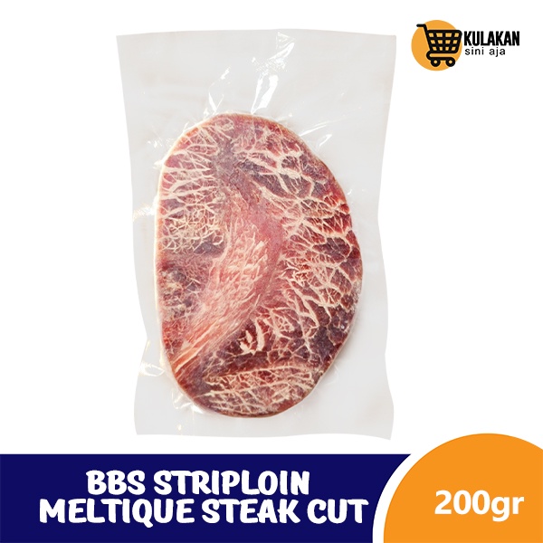 

BBS Daging Sapi Striploin 200gr - Meltique Steak Cut