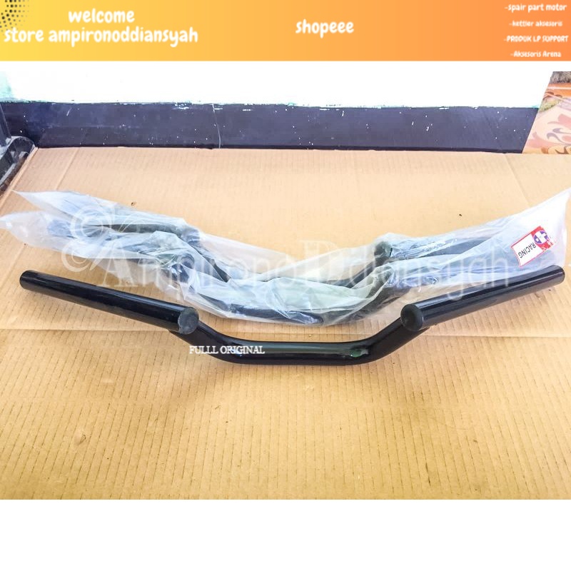 STANK STIR SPRINTER MODEL RACING CB GL TIGER BEAT STREET VIXON CB150 DLL UNIVERSAL warna hitam stang