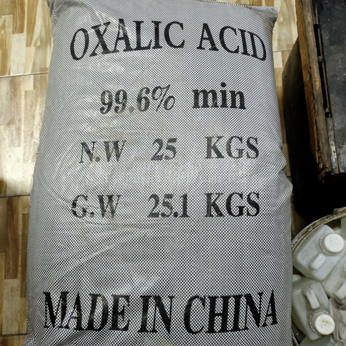 

BEST SELLER- Oxalic Axid / Asam Oksalat / Osasir (25KG) pembersih marmer, keramik,