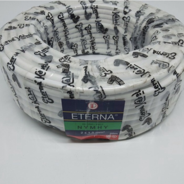 Kabel NYMHY 2x1,5 Eterna meteran