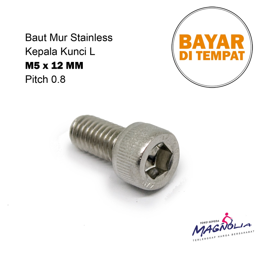 Baut Baud Stainless Kepala Kunci L