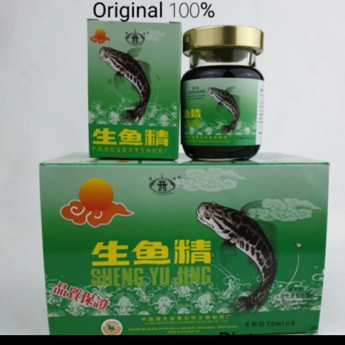 

Shen Yu Jing - Sari pati ikan gabus isi 6botol/kotak