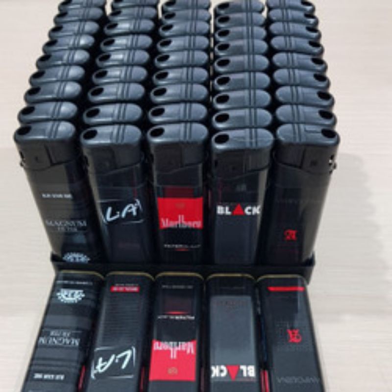 Pemantik Pematik Korek Api Gas Magnet Korek Api Gas Magnet M-2000 Rokok Korek Pencet Tekan Magnet