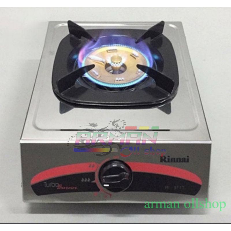 Kompor rinnai 1 tungku api besar turbo 511T