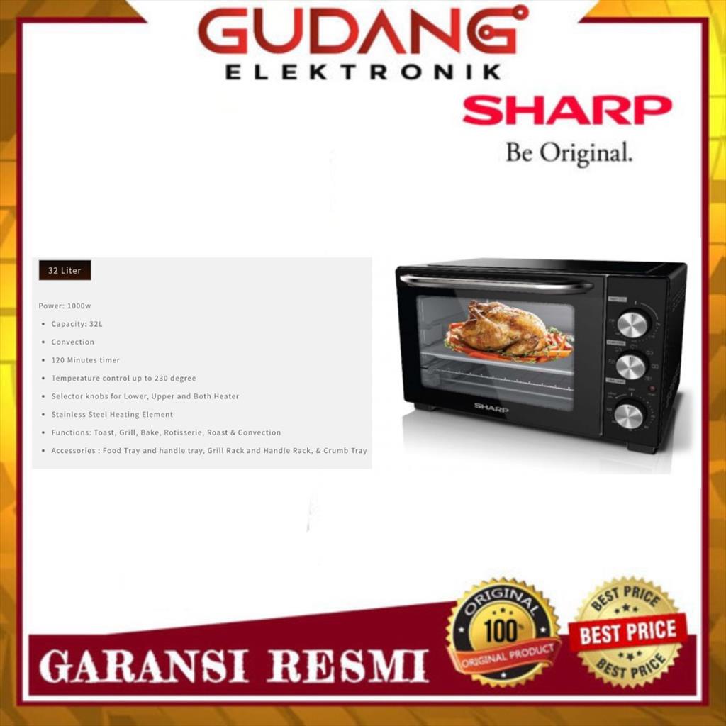 OVEN ELEKTRIK SHARP EO-32BK OVEN SHARP EO 32 BK