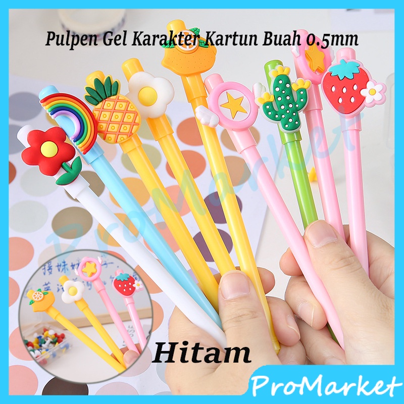 

0.5mm Pulpen Karakter Buah Pena Gel Karakter Lucu Pen Cute Student Japanese / Pena Gel Karakter 3D Lucu Pulpen Karakter Kartun Buah / Alat Tulis Kantor Sekolah Tinta Cair Ujung Lancip