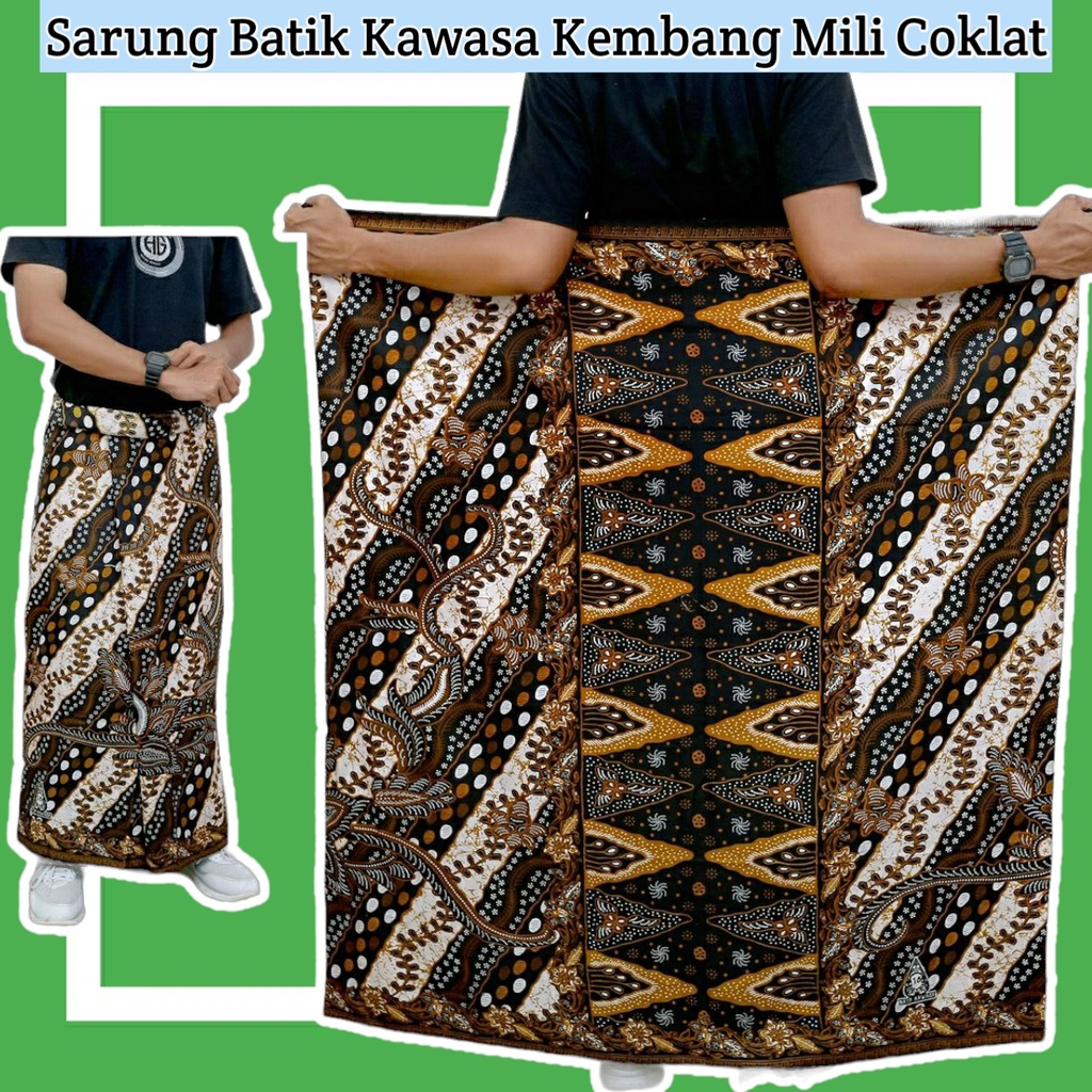 Sarung Gus Bahanfik/Sarung Kembang Mili/Sarung Gus Kautsar/Sarung Batik Pekalongan/Sarung Batik Gus 