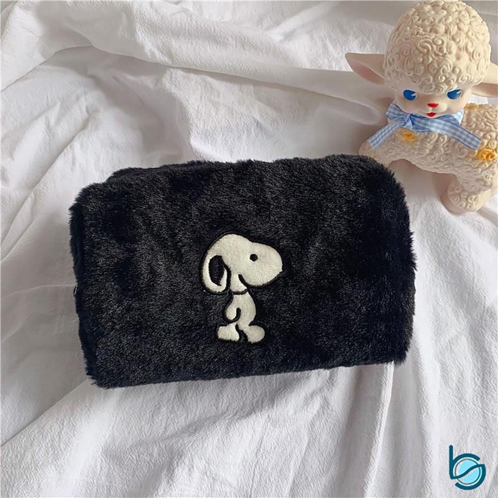

Tempat pensil Mewah Motif Snoopy/Kotak Pensil Hitam Anti Kotor/Tas Kosmetik Kapasitas Besar/Pencil Case Snoopy - Best Stationary
